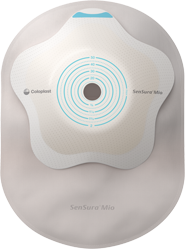 Sensura Mio Concave 1 Piece, Cut-to-fit, Wide Outlet, Drainable, Opaque With Inspection Window, Maxi - Box of 10