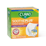 CURAD SoothePlus Gauze Pads with Arm and Hammer Baking Soda