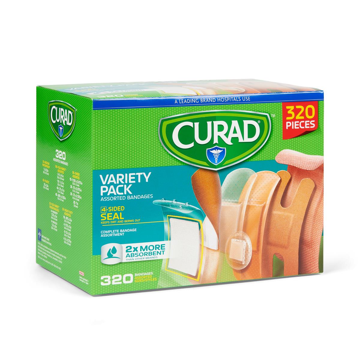 CURAD Variety Pack Assorted Bandages