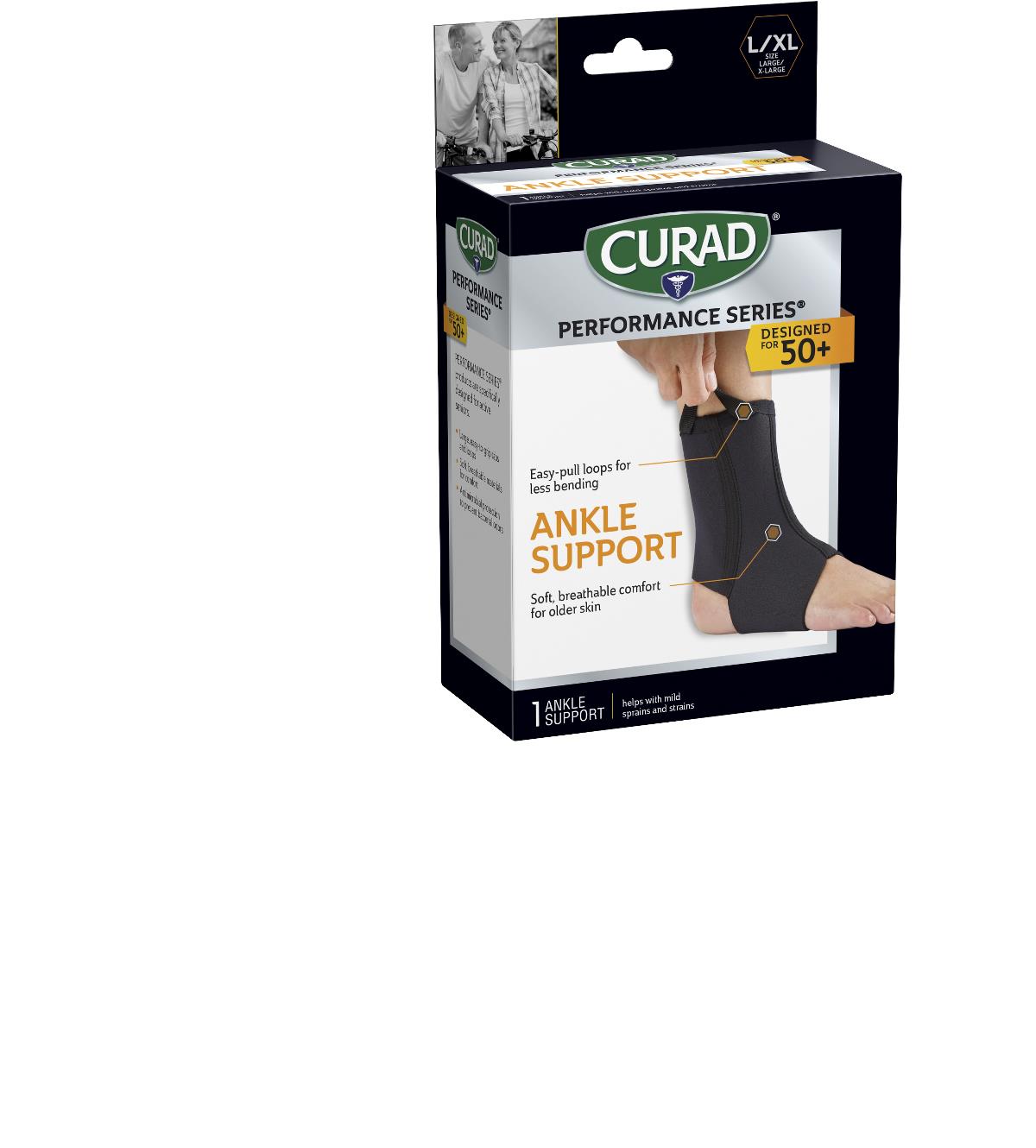 CURAD Performance Series Neoprene Open Heel Ankle Supports - BeHope