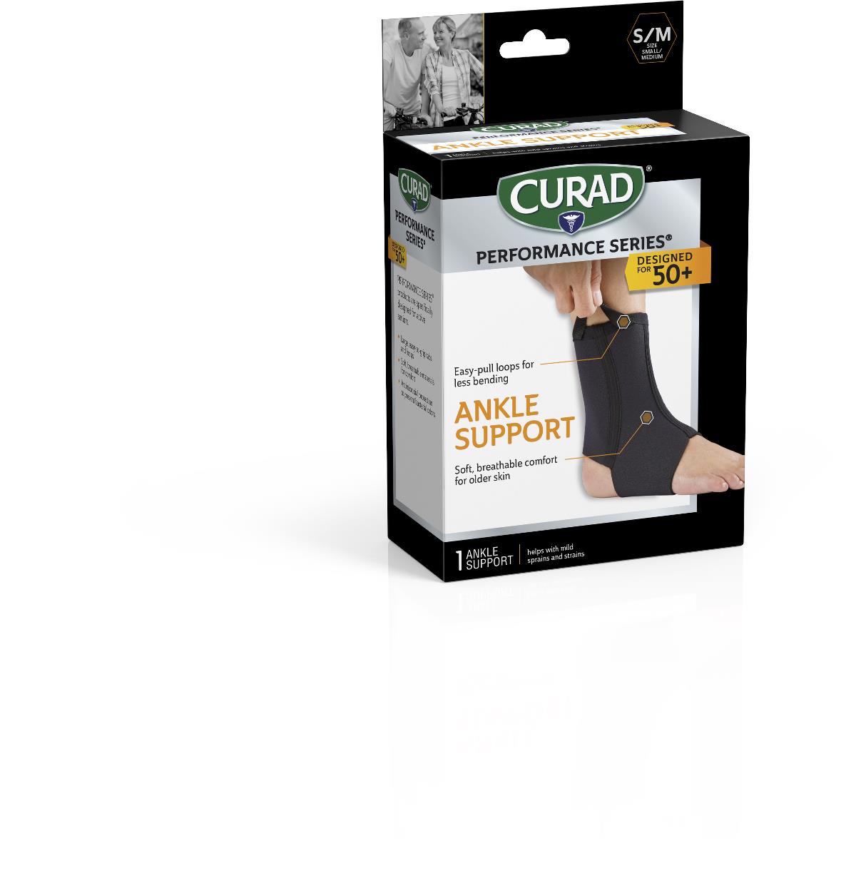 CURAD Performance Series Neoprene Open Heel Ankle Supports - BeHope