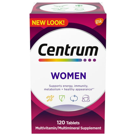 Multivitamin Supplement Centrum® for Women Tablets Energy and Immunity - BeHope