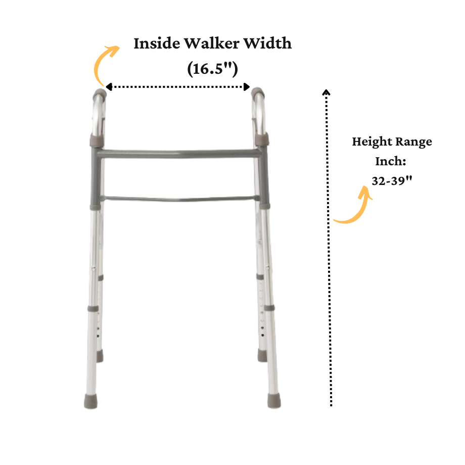 Medline Folding Paddle Walkers