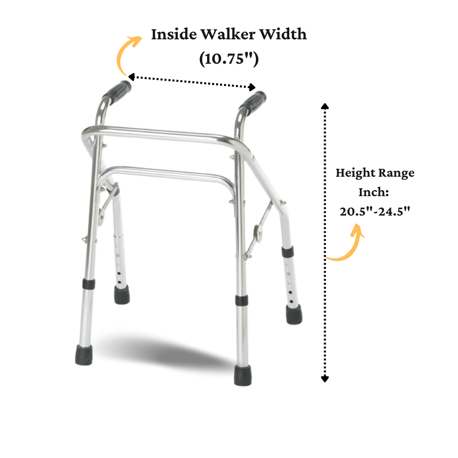 Medline Guardian Folding Pediatric Walker Toddler