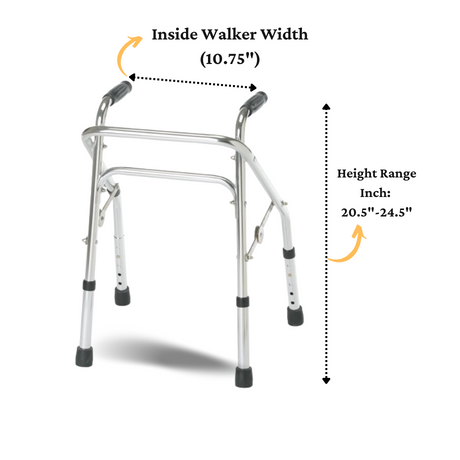 Medline Guardian Folding Pediatric Walker Toddler