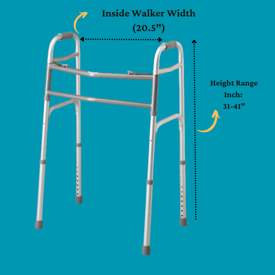 Medline Bariatric Folding Walker Xwide