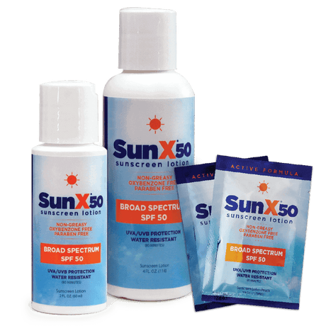 Sunscreen Sunx® SPF 50 Broad Spectrum Water Resistant Lotion - BeHope