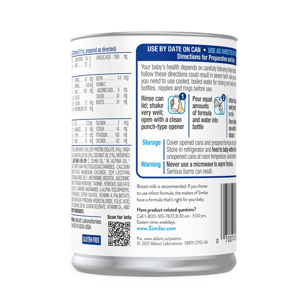 Similac Soy Advanced Isomil Liquid Infant Formula - BeHope
