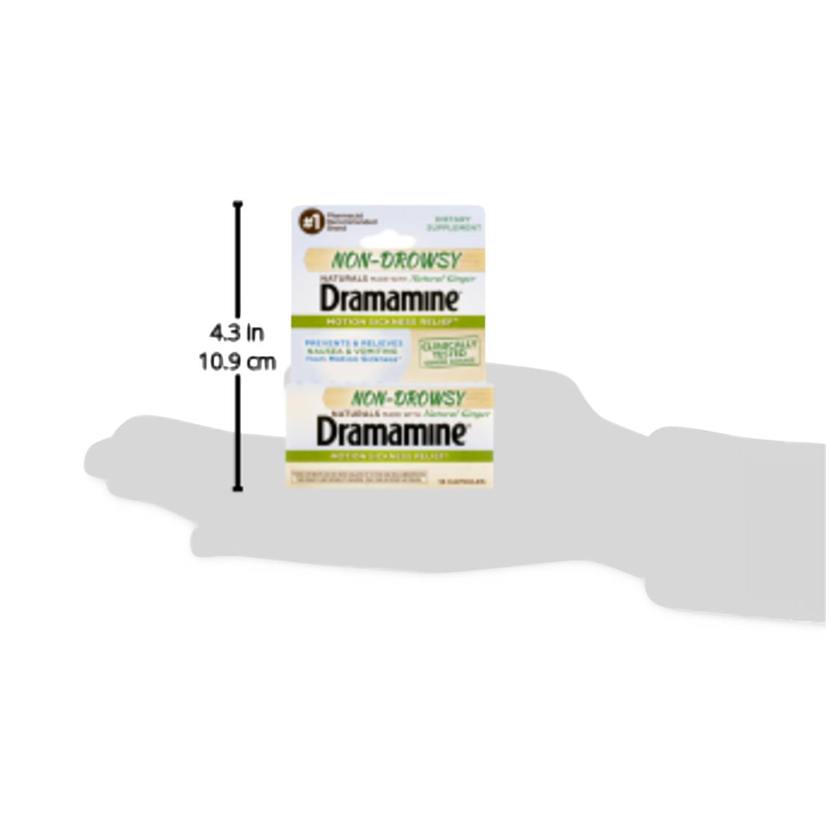Dramamine Herbals Non-drowsy Motion Sickness Capsules - BeHope