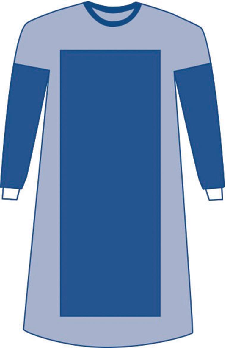 Sterile Poly-Reinforced Extra-Long Eclipse Gowns