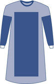 Sirus Sterile Poly-Reinforced Extra-Long Surgical Gowns - BeHope