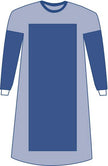 Medline Nonsterile Poly Reinforced Aurora Gowns - BeHope