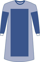 Medline Nonsterile Poly Reinforced Aurora Gowns