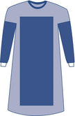 Sterile Poly-Reinforced Aurora Surgical Gown with Set-In Sleeves - BeHope