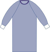 Sterile Fabric-Reinforced Aurora Gowns with Raglan Sleeves