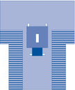 Laparotomy Surgical  T-Drape with Instrument Pad - BeHope