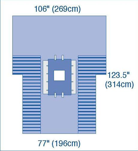 UltraGard Laparoscopic Cholecystectomy Drapes with Troughs - BeHope
