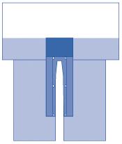 CVMax Split Surgical Drape with Clear Anesthesia Screen