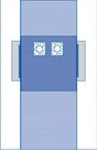 77 x 135" Femoral Angiography Surgical Drape with Pouches - BeHope