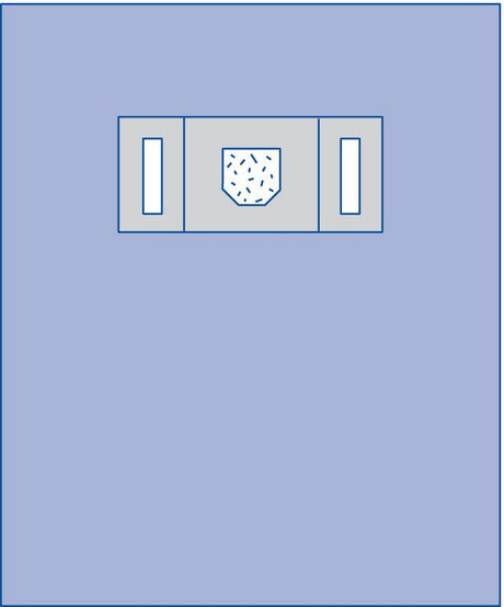 Eye Surgical Drape with Incise and Pouch