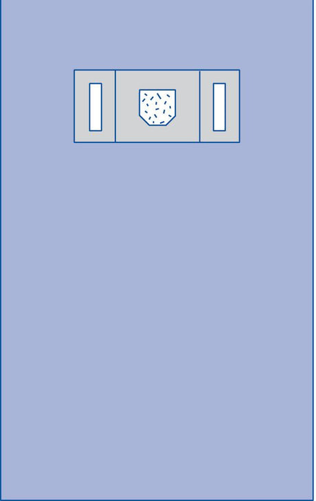 Sterile Full-Body Eye Surgical Drape with Incise and Pouch