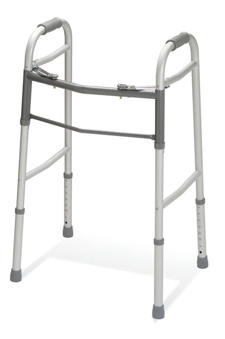 Medline Youth 2-Button Folding Walkers without Wheels - BeHope