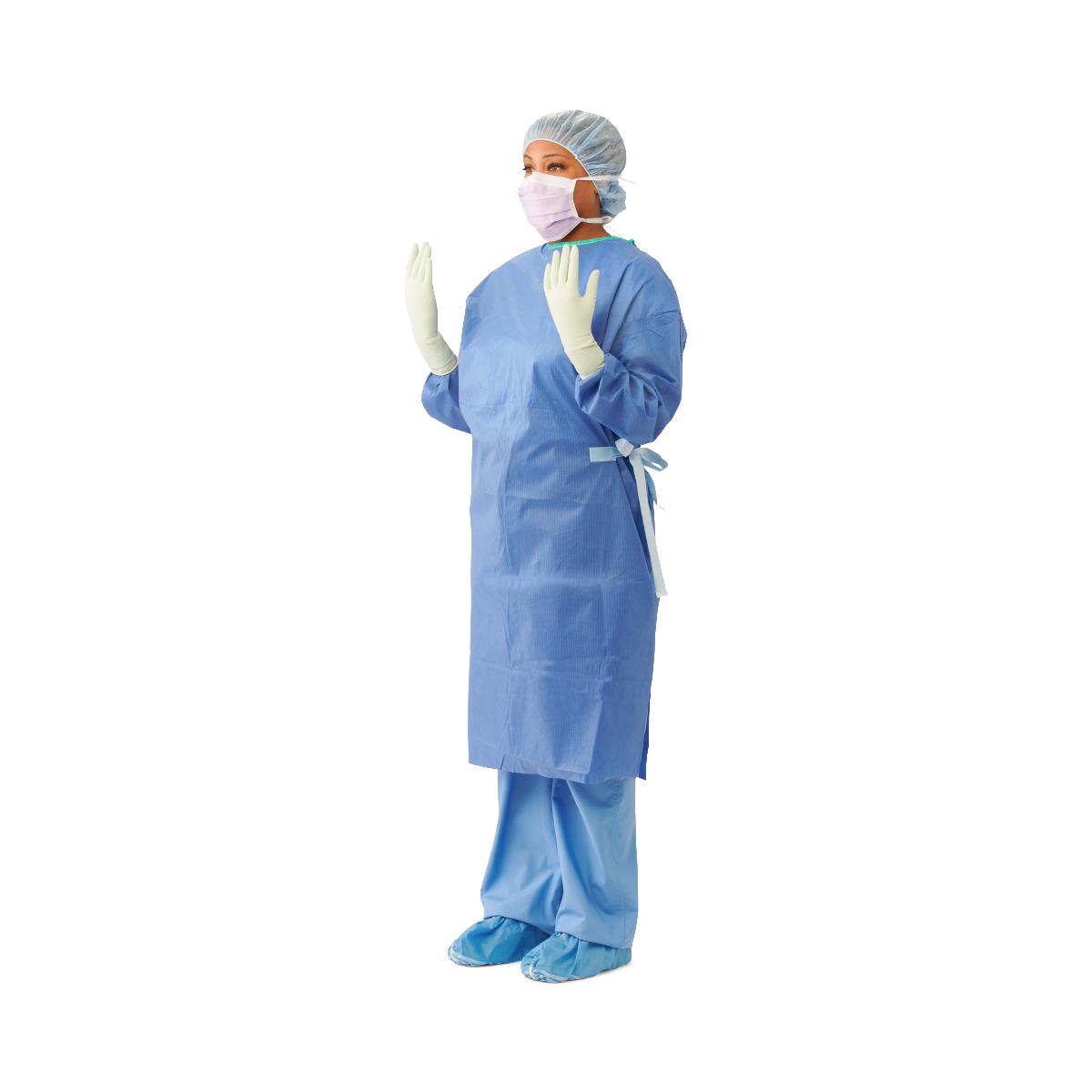 Sterile Non-Reinforced Eclipse Surgical Gowns with Set-In Sleeves