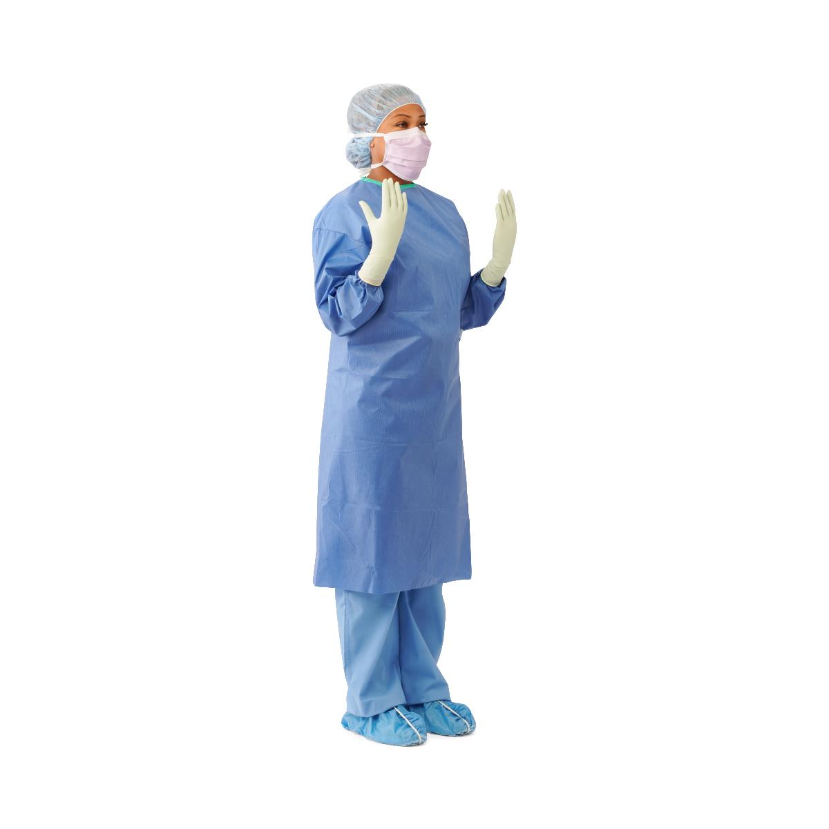 Sterile Non-Reinforced Eclipse Surgical Gowns with Set-In Sleeves