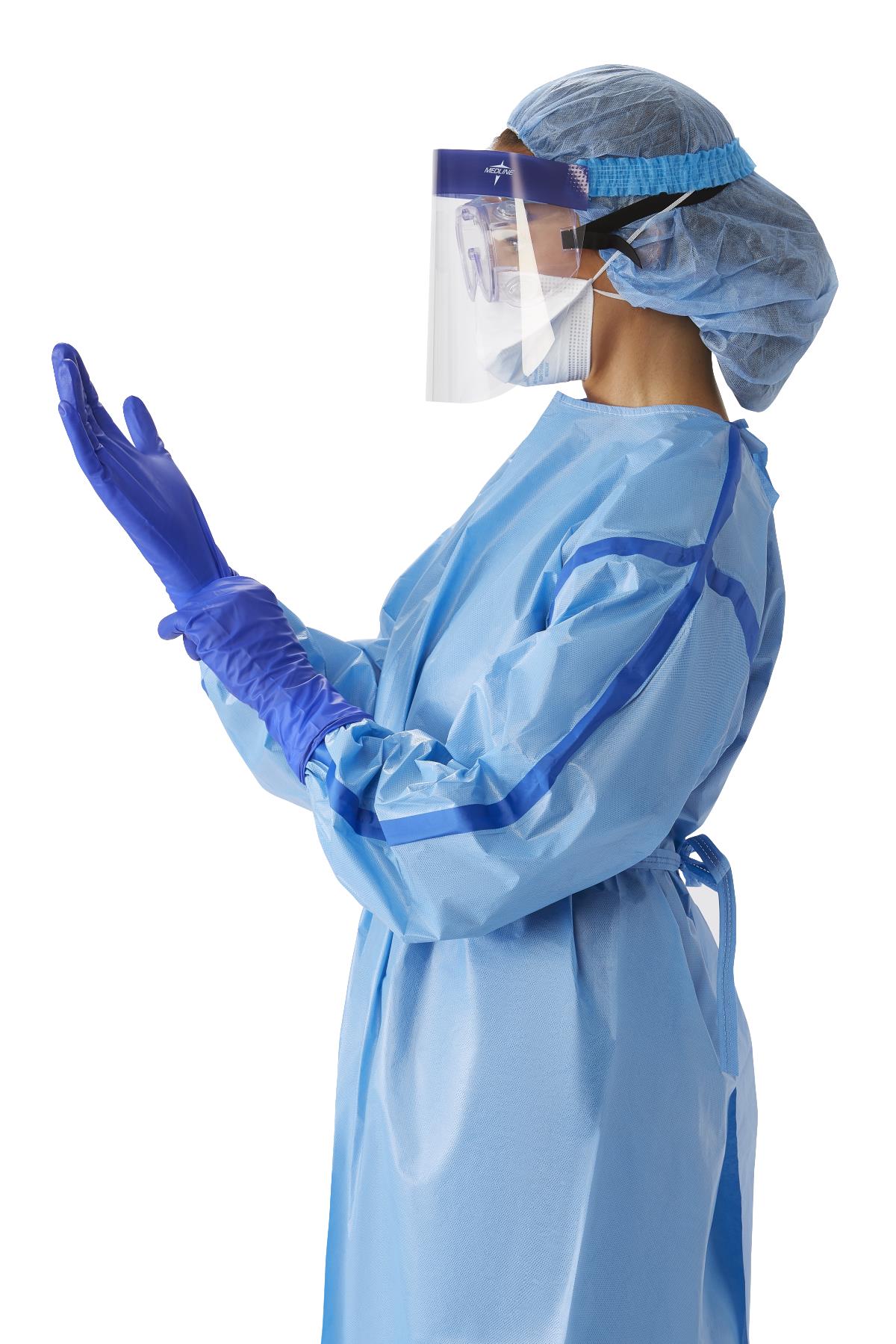 Medline Disposable AAMI Level 2 SMS Chemotherapy Gown