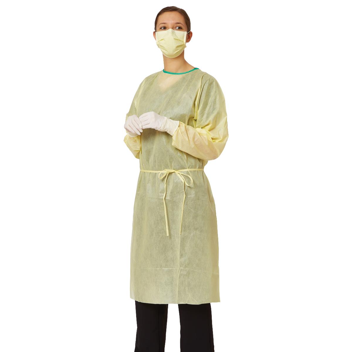 Medline Disposable AAMI Level 2 SMS Tape Tab Isolation Gown