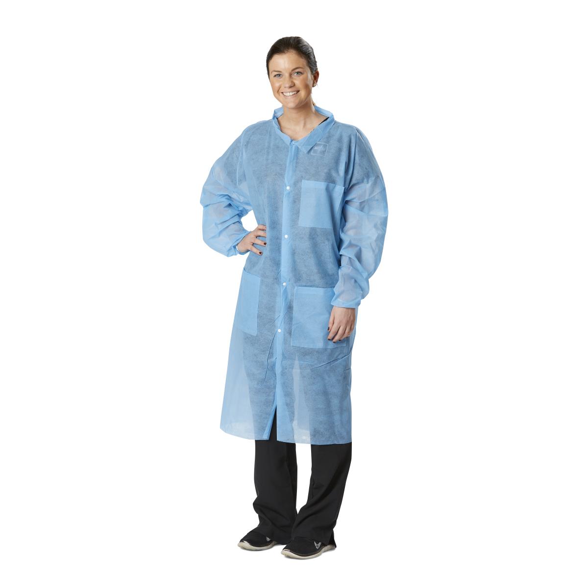Medline Disposable Spunbond Lab Coats