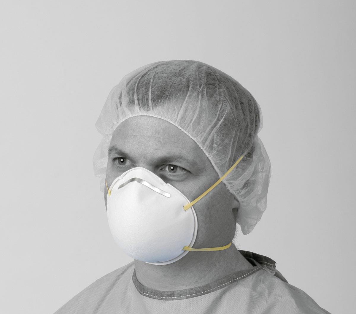 Particulate Respirator Mask Medical N95 Not Rated Elastic Strap Medium / Large