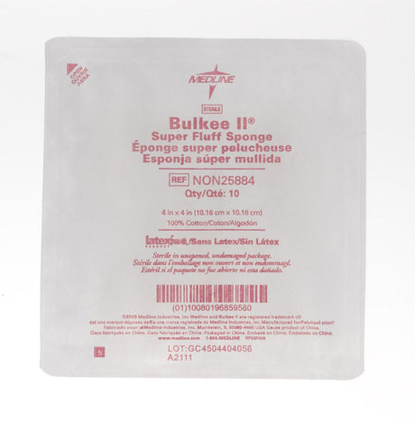 Medline Sterile Bulkee II Extra Absorbent Super Fluff Sponge - BeHope