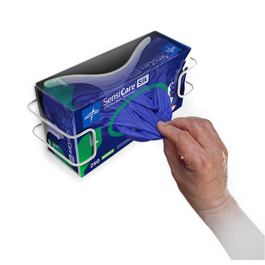 SensiCare Silk Powder-Free Nitrile Exam Gloves with SmartBox Design