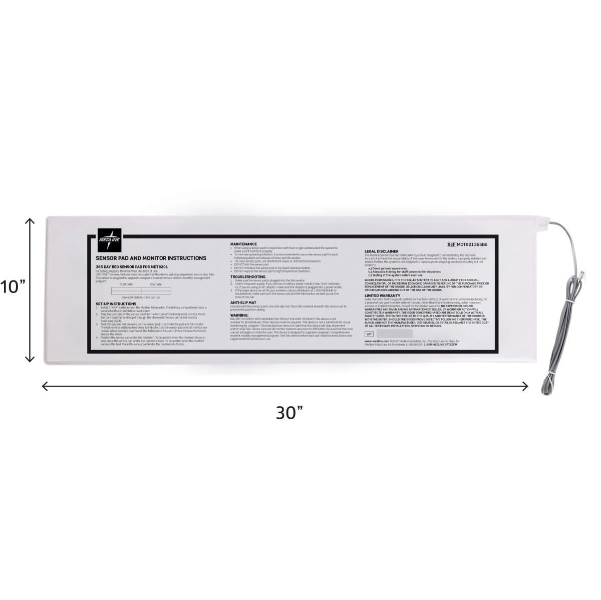 Medline Economy Chair and Bed Alarm Sensor Pads