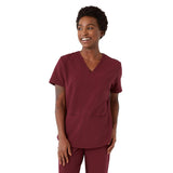 Lexington AVE Women's V-Neck Scrub Tops with 3 Pockets - BeHope