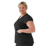 Monroe AVE Women's V-Neck Tunic Style Scrub Tops (Style 4805)