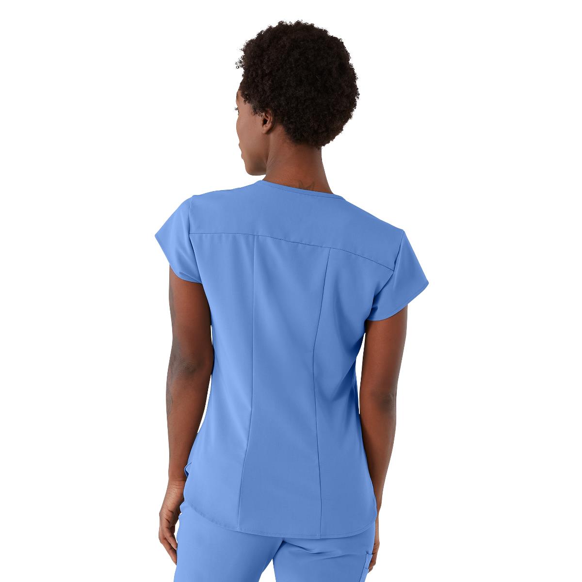 Monroe AVE Women's V-Neck Tunic Style Scrub Tops (Style 4805)