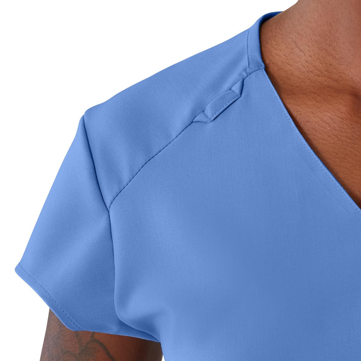 Monroe AVE Women's V-Neck Tunic Style Scrub Tops (Style 4805)