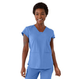 Monroe AVE Women's V-Neck Tunic Style Scrub Tops (Style 4805)