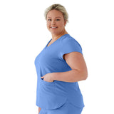 Monroe AVE Women's V-Neck Tunic Style Scrub Tops (Style 4805)