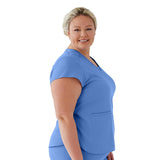 Monroe AVE Women's V-Neck Tunic Style Scrub Tops (Style 4805)
