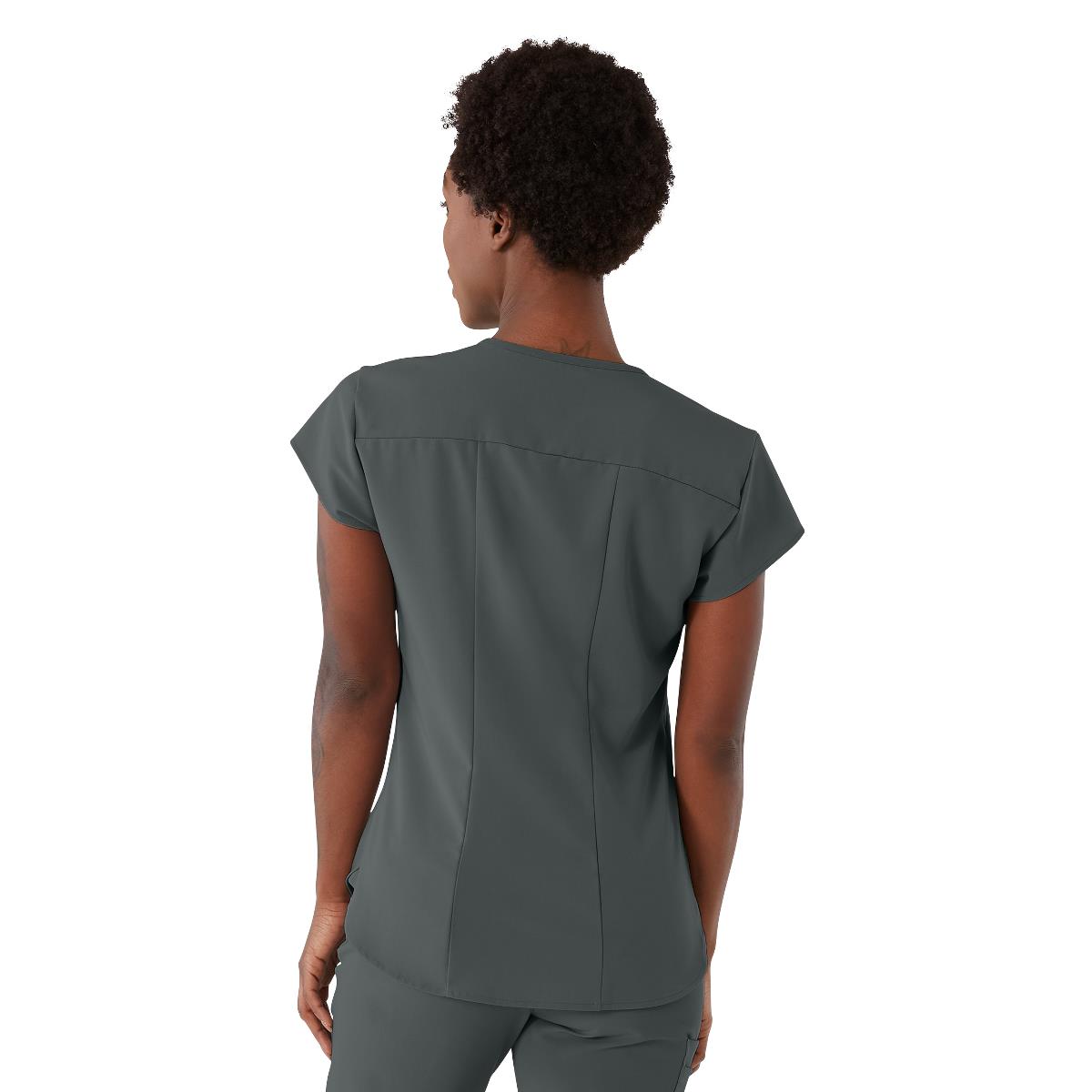 Monroe AVE Women's V-Neck Tunic Style Scrub Tops (Style 4805)