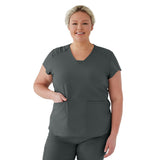 Monroe AVE Women's V-Neck Tunic Style Scrub Tops (Style 4805)