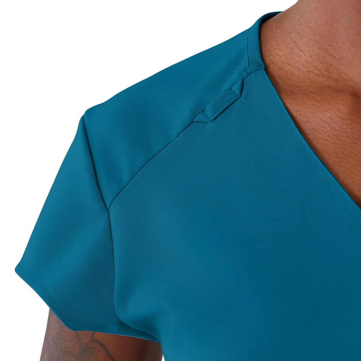 Monroe AVE Women's V-Neck Tunic Style Scrub Tops (Style 4805)