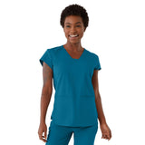 Monroe AVE Women's V-Neck Tunic Style Scrub Tops (Style 4805)