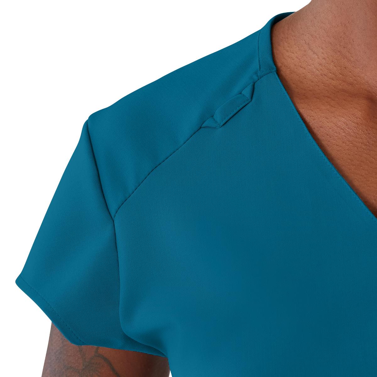 Monroe AVE Women's V-Neck Tunic Style Scrub Tops (Style 4805)