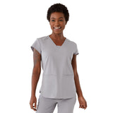 Monroe AVE Women's V-Neck Tunic Style Scrub Tops (Style 4805)