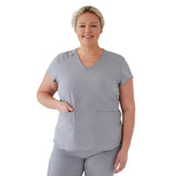 Monroe AVE Women's V-Neck Tunic Style Scrub Tops (Style 4805)