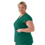 Monroe AVE Women's V-Neck Tunic Style Scrub Tops (Style 4805)